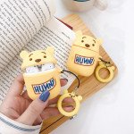 Wholesale Cute Design Cartoon Silicone Cover Skin for Airpod (1 / 2) Charging Case (Hunny Bear)